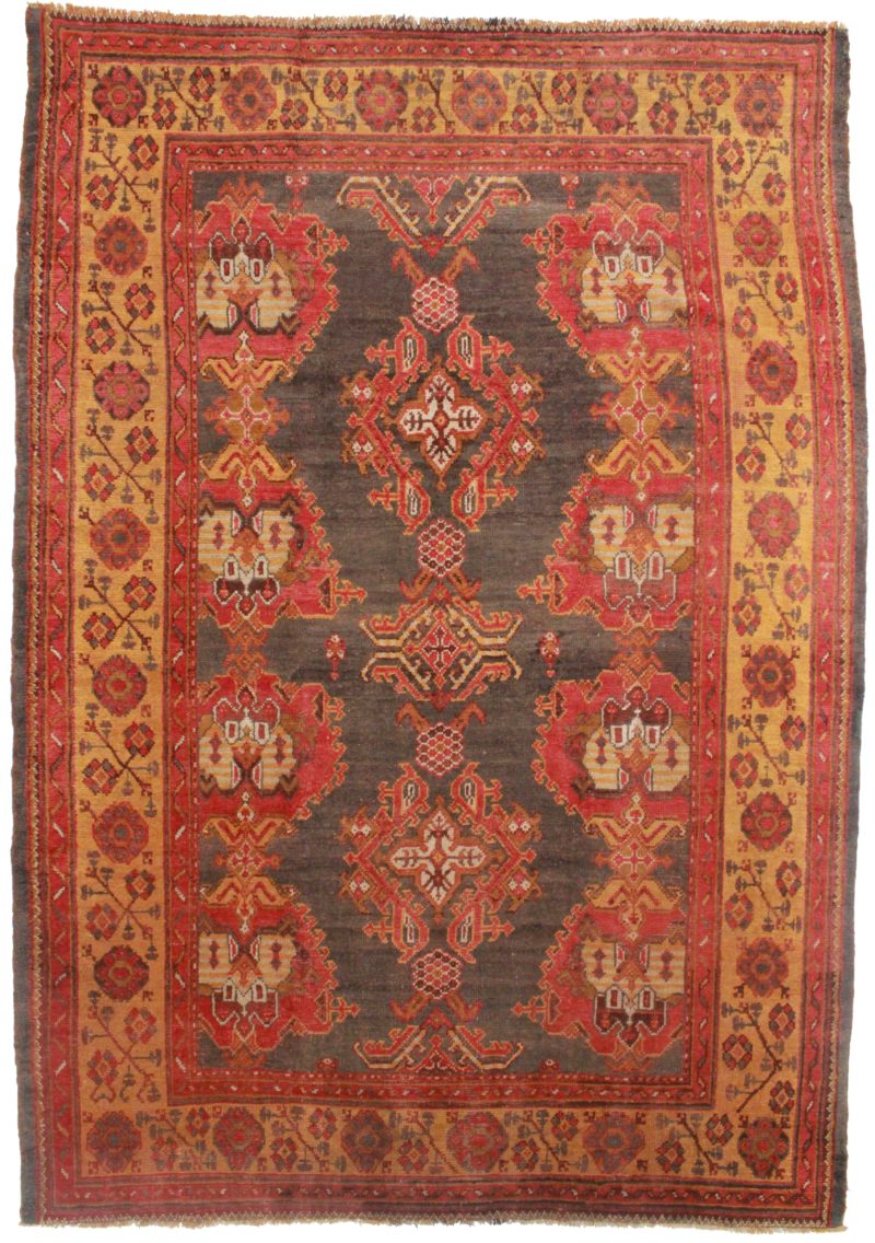 Antique Turkish Oushak 9 x 13 Rug 12130