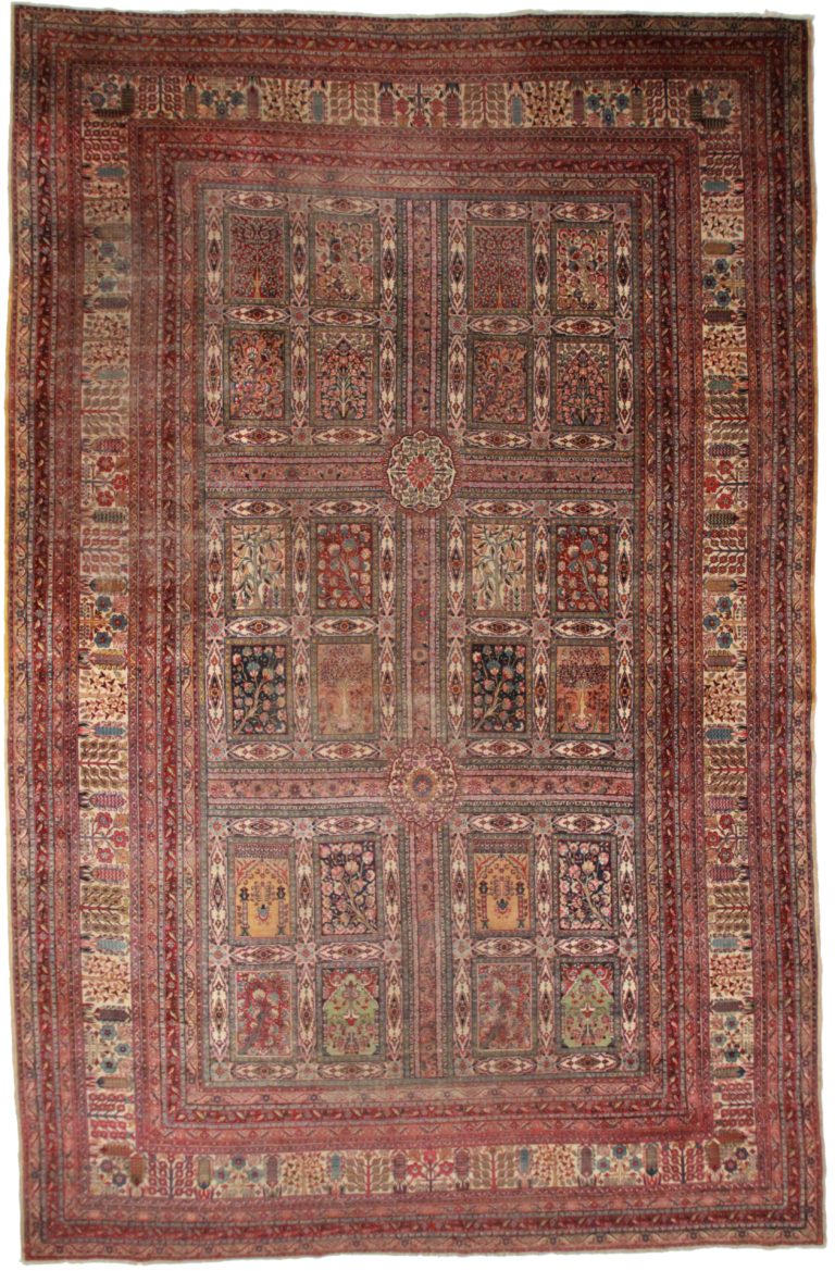 Antique Persian Kerman 11 x 17 Rug 14250 | Exclusive Oriental Rugs