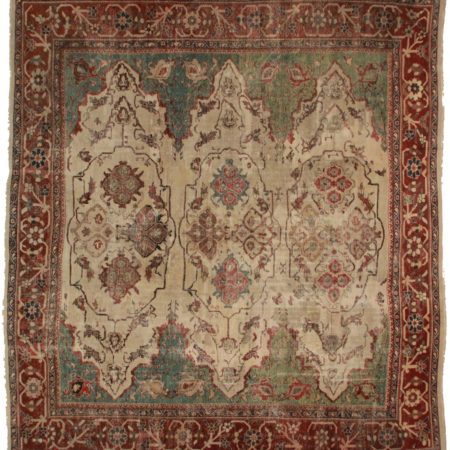 Antique Persian Sultanabad 12 x 14 Rug 14270