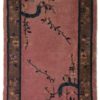 Antique Chinese 3x6 Art Deco Oriental Rug 2367