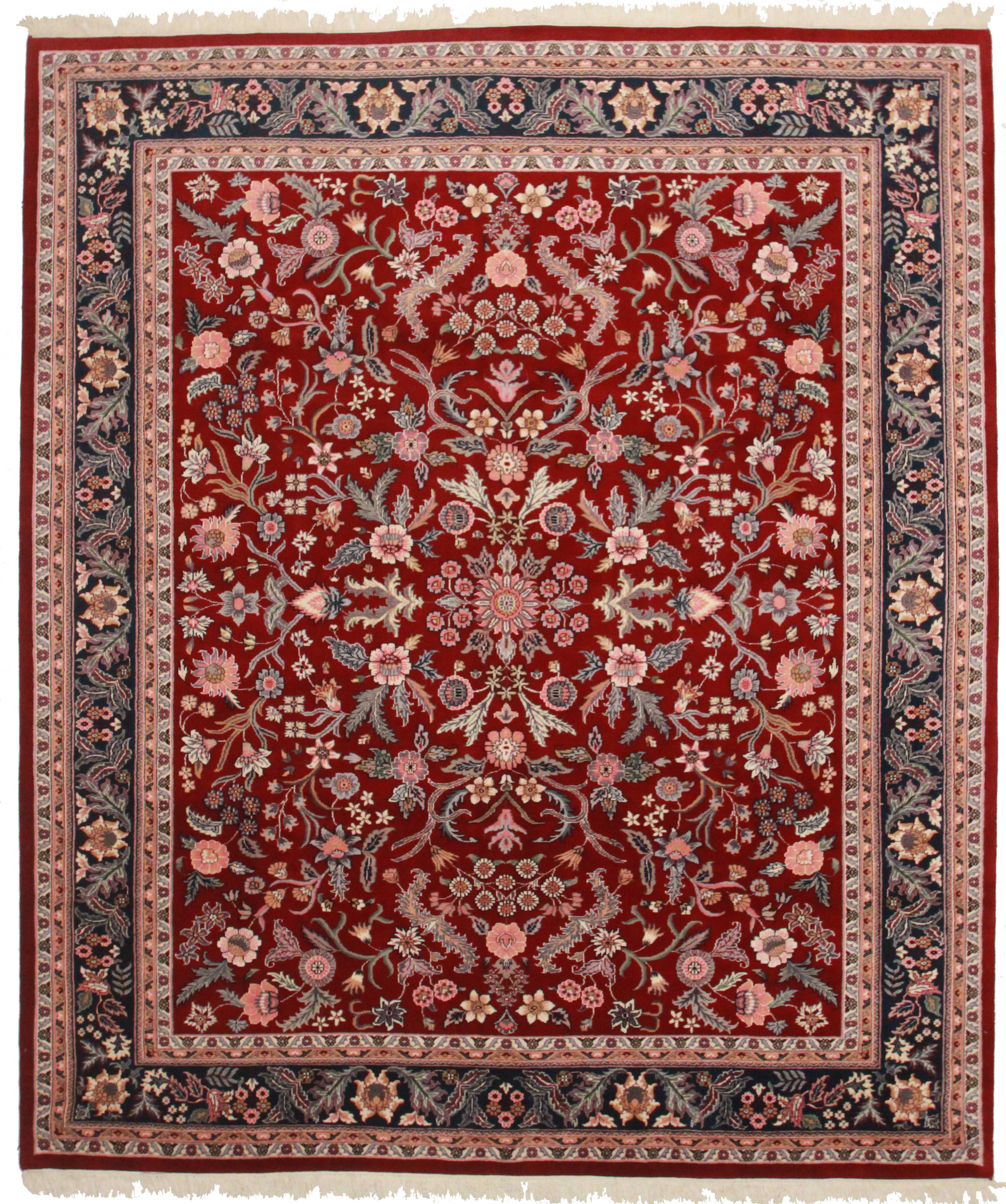 8 x 10 Vintage Wool Persian Design Rug 6636 | Exclusive Oriental Rugs