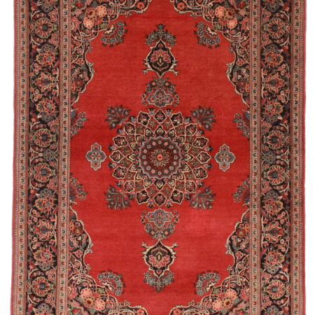 4 x 7 Fine Persian Kashan Rug 14169