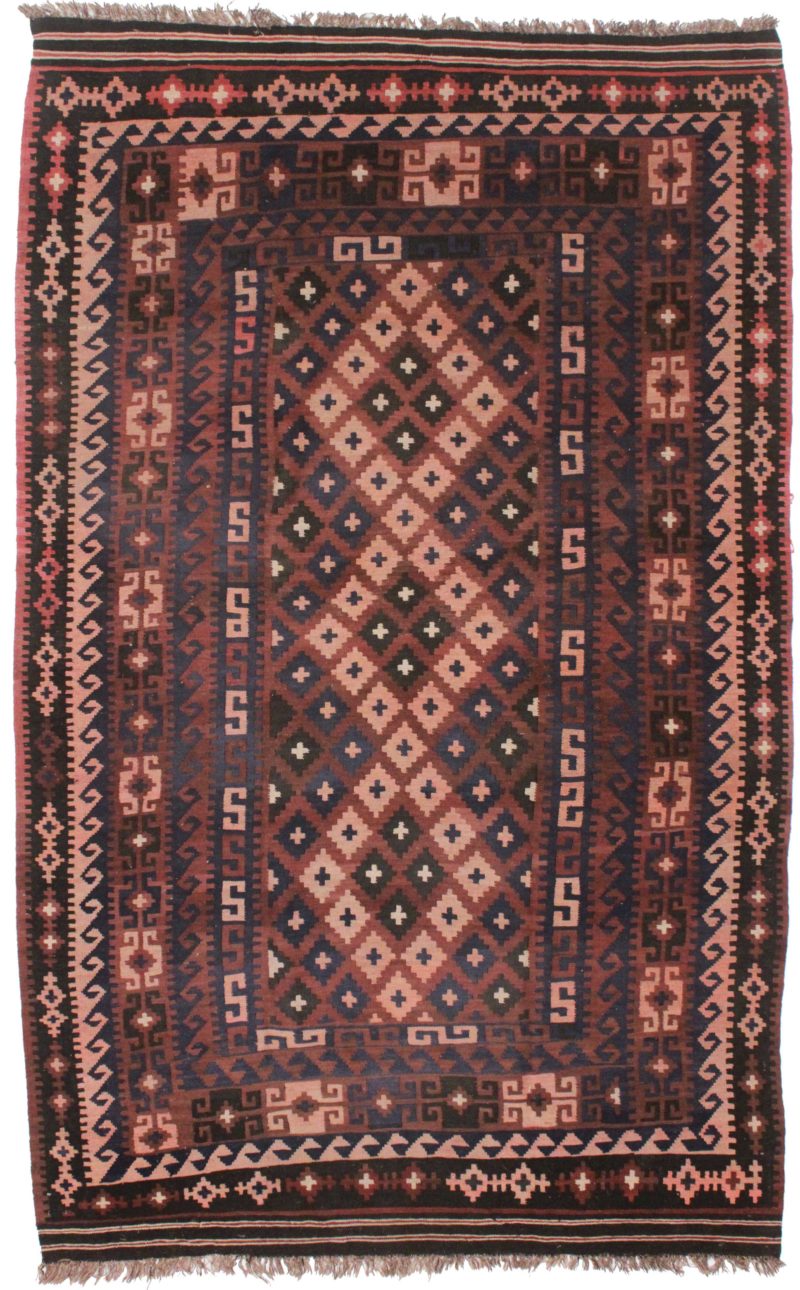 6 x 9 Afghan Wool Kilim Rug 5665