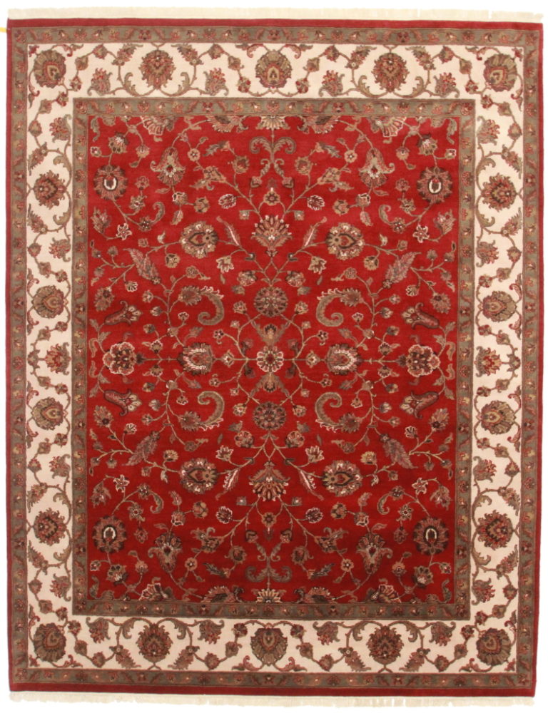 8 x 10 Wool Persian Tabriz Style Rug 13712