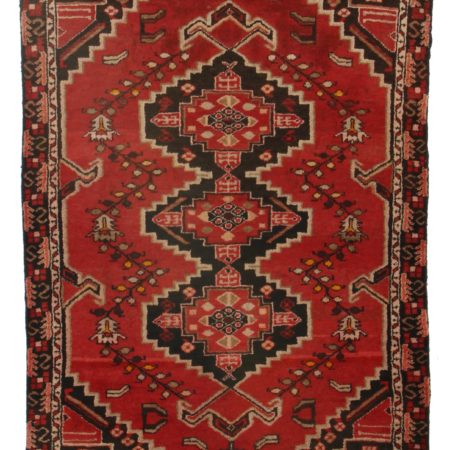 4 x 7 Vintage Persian Hamedan Rug 9856
