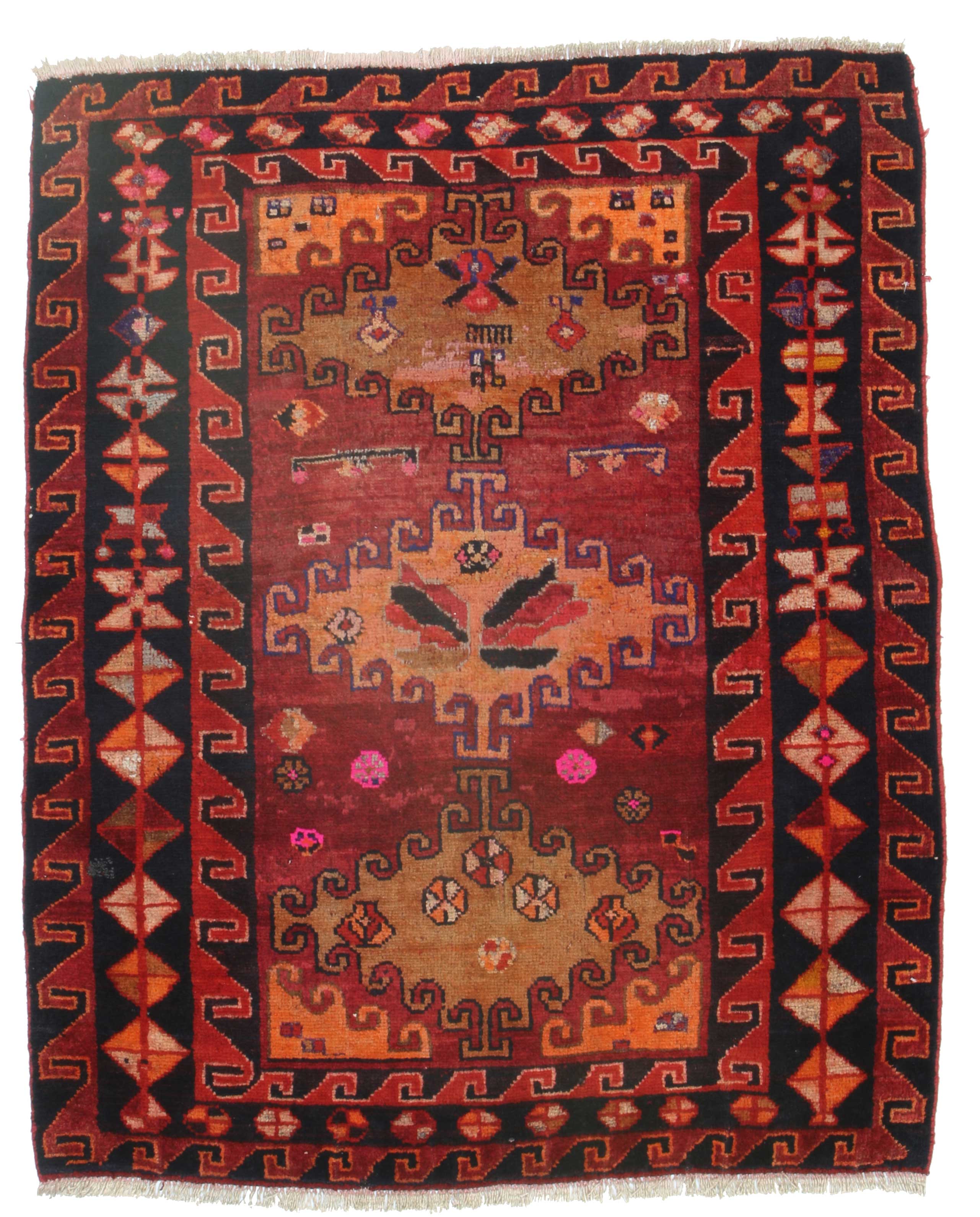 5 x 6 Vintage Persian Shiraz Rug | Exclusive Oriental Rugs