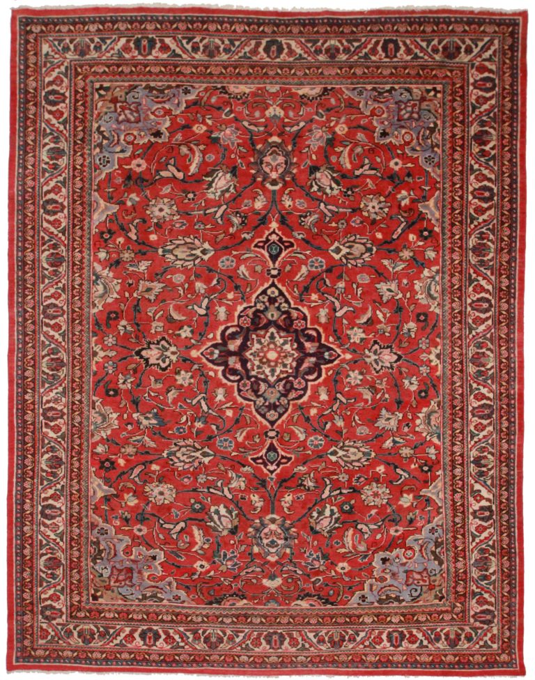 10 x 13 Vintage Persian Mahal Rug 12141 | Exclusive Oriental Rugs