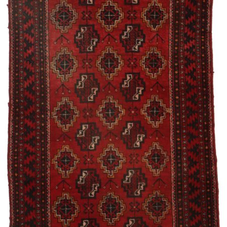 4 x 7 Antique Persian Hamadan Rug 9843
