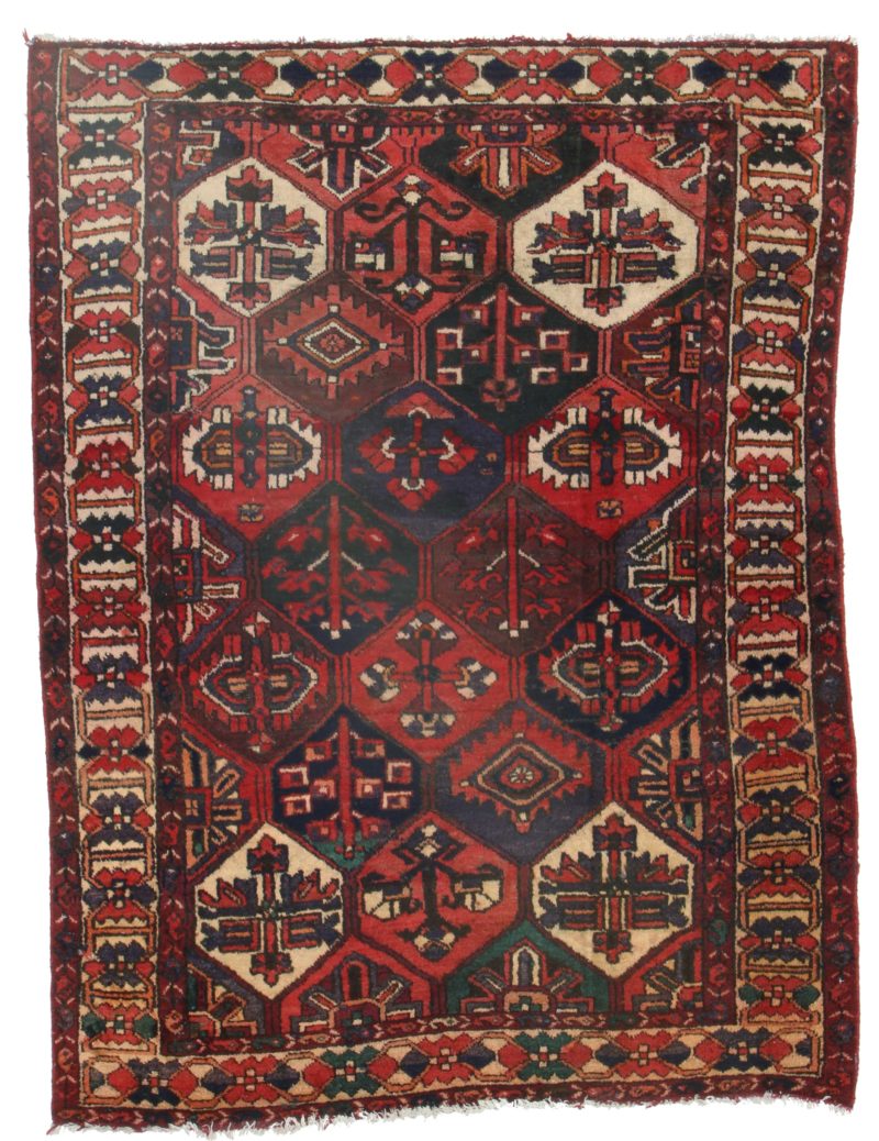 5 x 6 Antique Persian Bakhtiari Rug 9862 | Exclusive Oriental Rugs