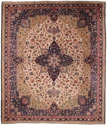 Antique Turkish 12x14 Wool Oriental Rug 1955 (343 x 400 Pixel)